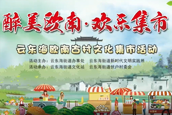 逛云东海欧南村集市、看乡村振兴蝶变！