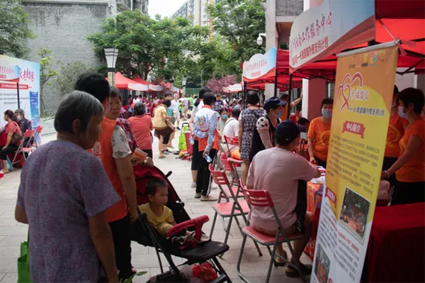 市社会组织党员志愿服务进社区首场活动顺利举办