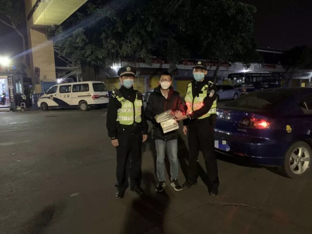 寒冷的夜，温暖的城！禅城药店老板凌晨给张槎街道执勤民