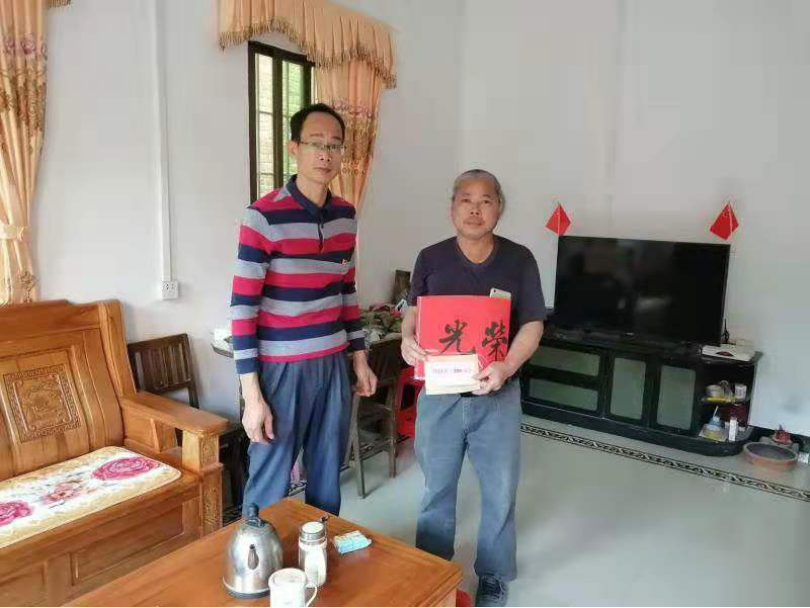 送对联、送盆桔！佛山为退役军人送上新春暖心祝福