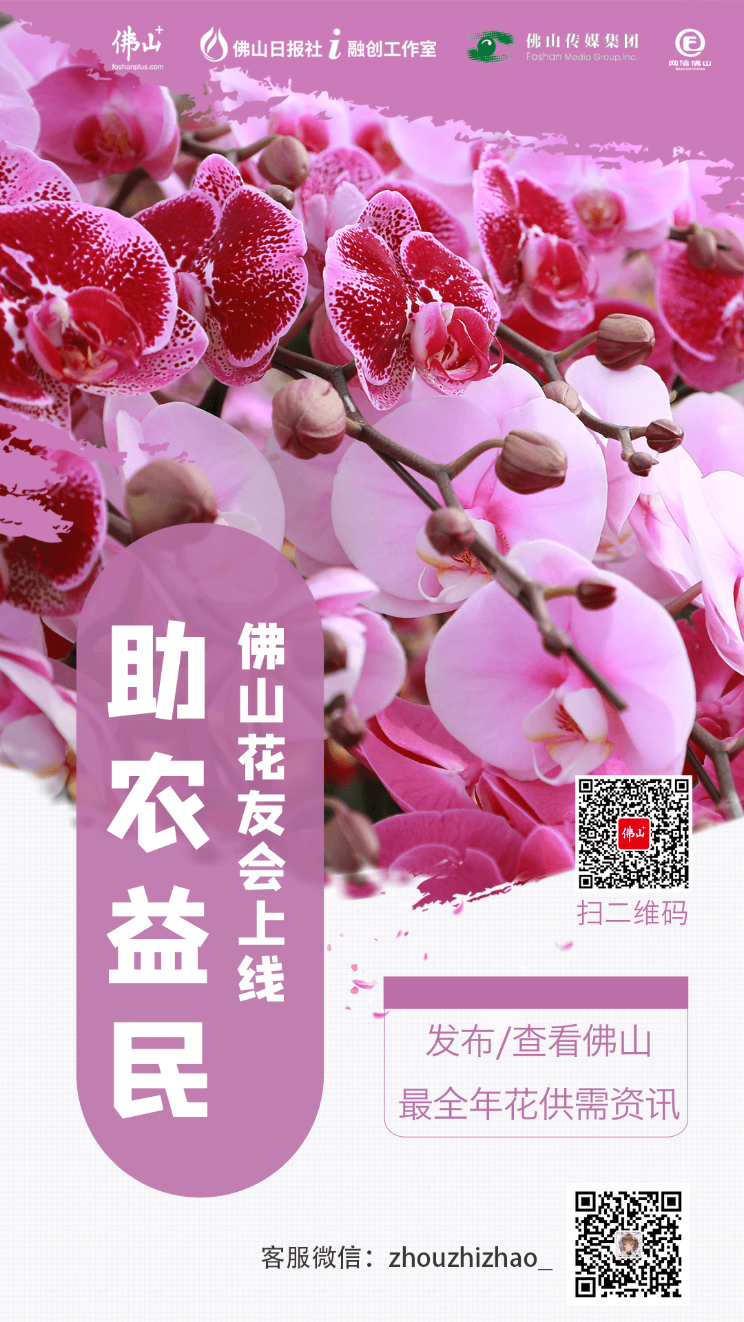 公益助农益民，佛山花友会上线