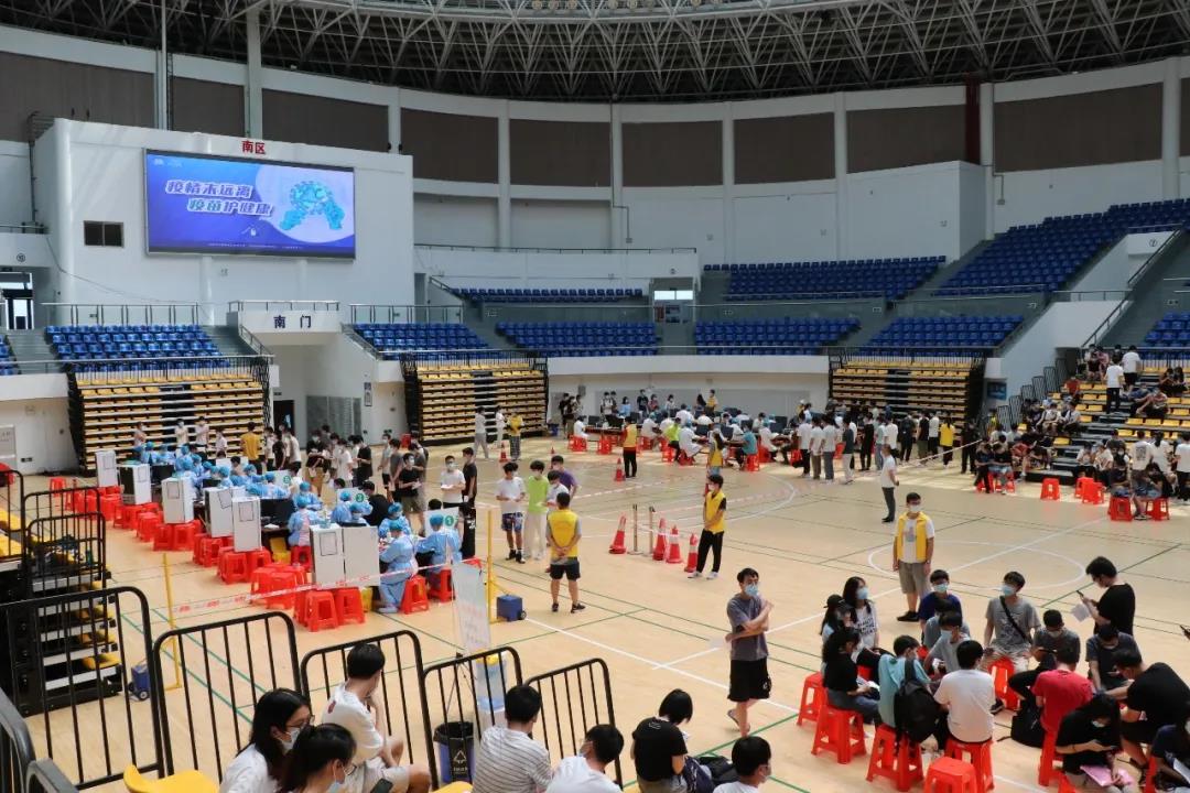 视频回顾佛科院仙溪校区疫苗接种工作