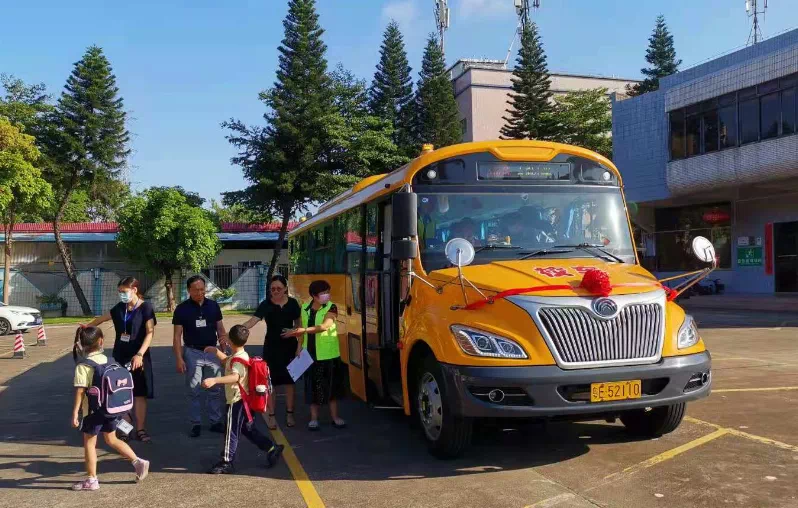 刷脸上车，安全到校！&ldquo;共享校车&rdquo;来南庄啦！