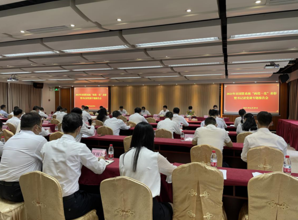 市国资委党工委召开&ldquo;两优一先&rdquo;表彰大会