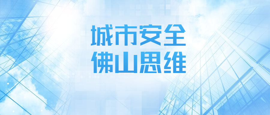 城市安全风险监测预警工作现场推进会上，佛山作经验介绍
