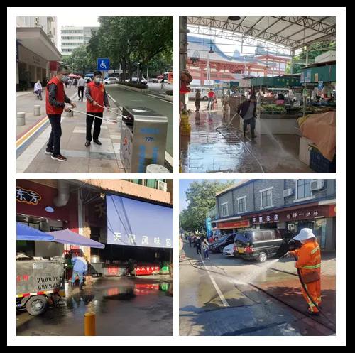 禅城开展百个农贸市场及背街小巷清洁专项行动