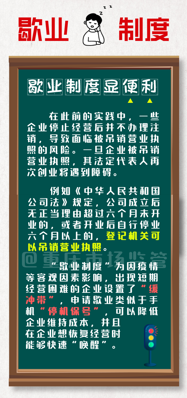 歇业后想恢复经营怎么做？速看~