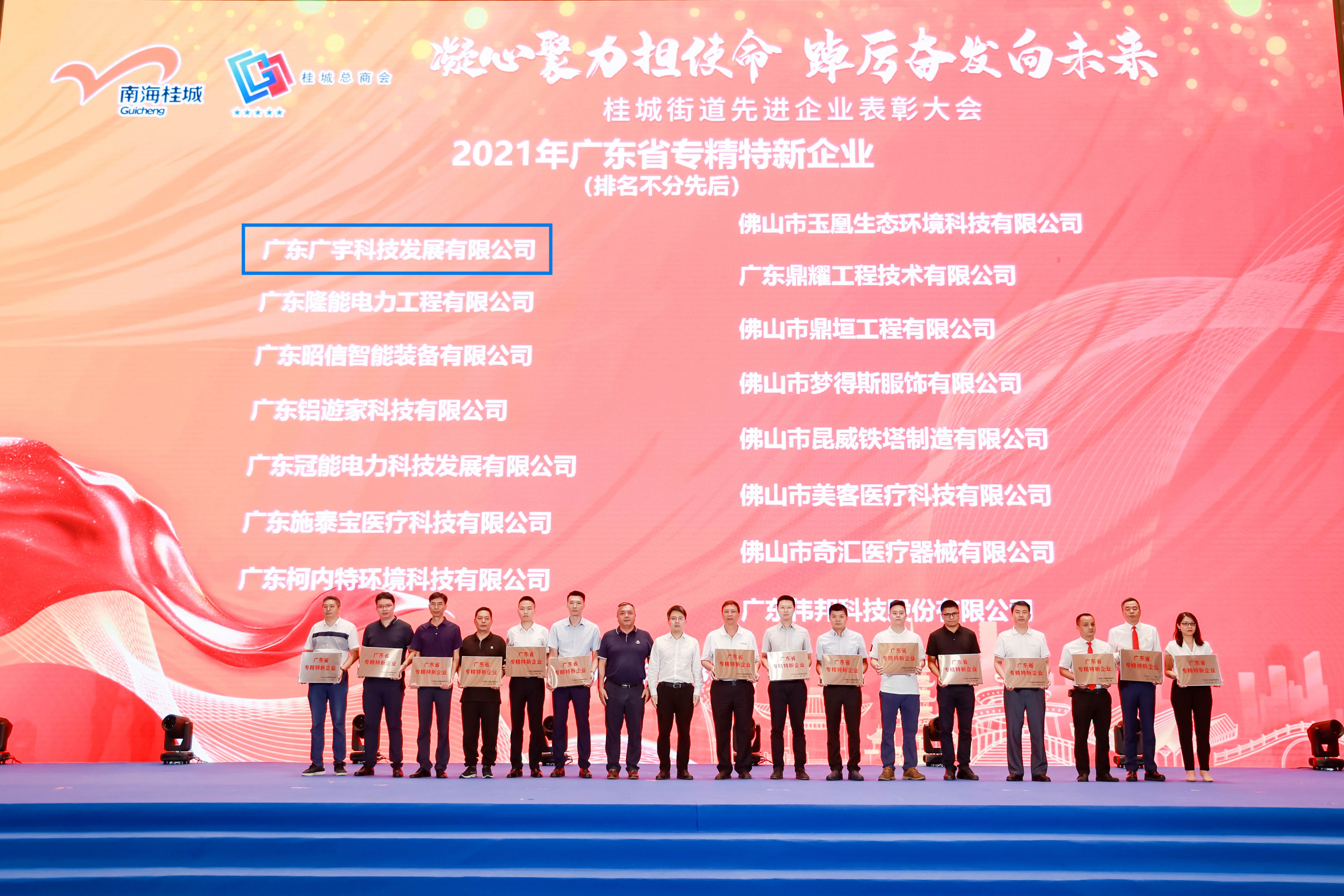 载誉前行！广宇科技荣获先进表彰