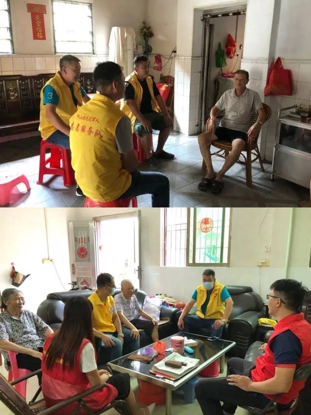 中秋月圆情更暖，狮山开展节前入户慰问老兵活动