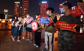 佛山南海国庆假期上演主题灯光秀，向老兵致敬！