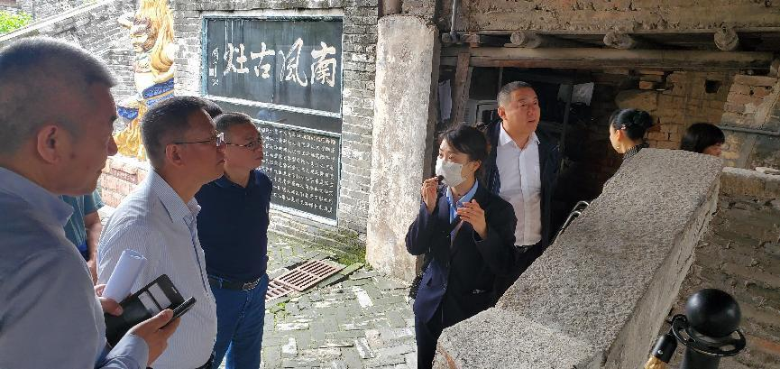 陈奕副主席接待苏州市姑苏区政协来禅考察