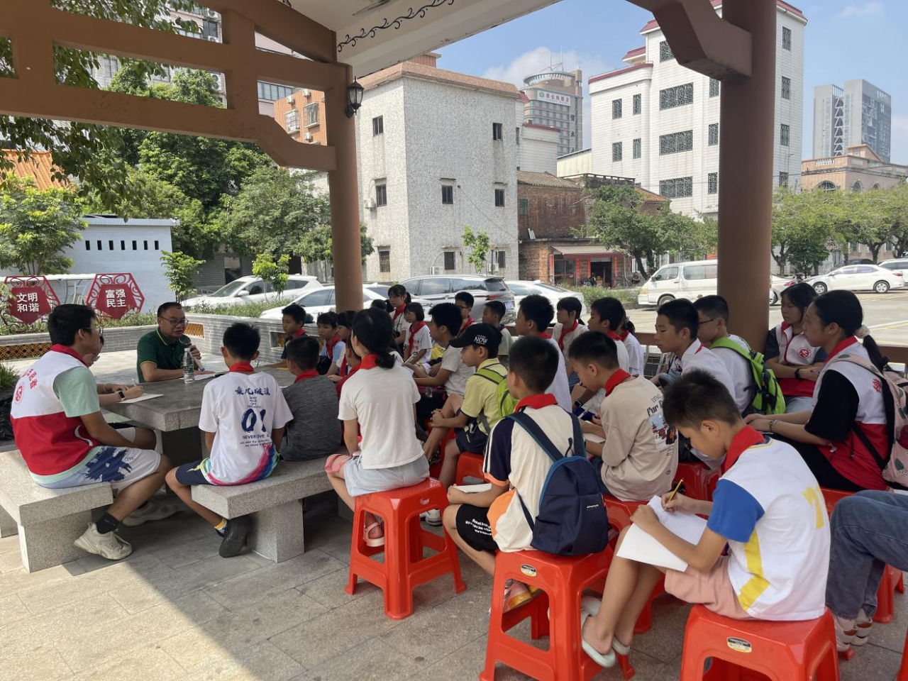 我在佛山新时代文明实践中心过暑假