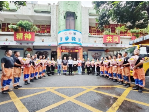 千里驰援传递佛山大爱 菠萝救援队支援河北涿州救灾归来，佛山市民政局前往慰问