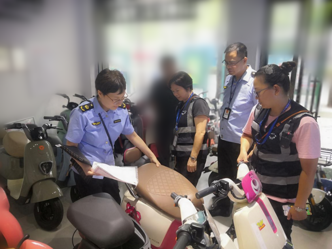事关电动自行车！禅城开展专项整治行动