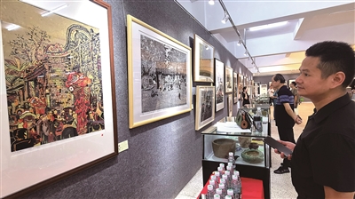 佛山市第三届版画作品展在容桂举行