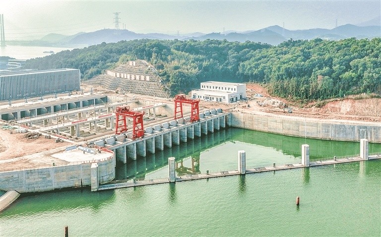 珠三角水资源配置工程首段成功试通水