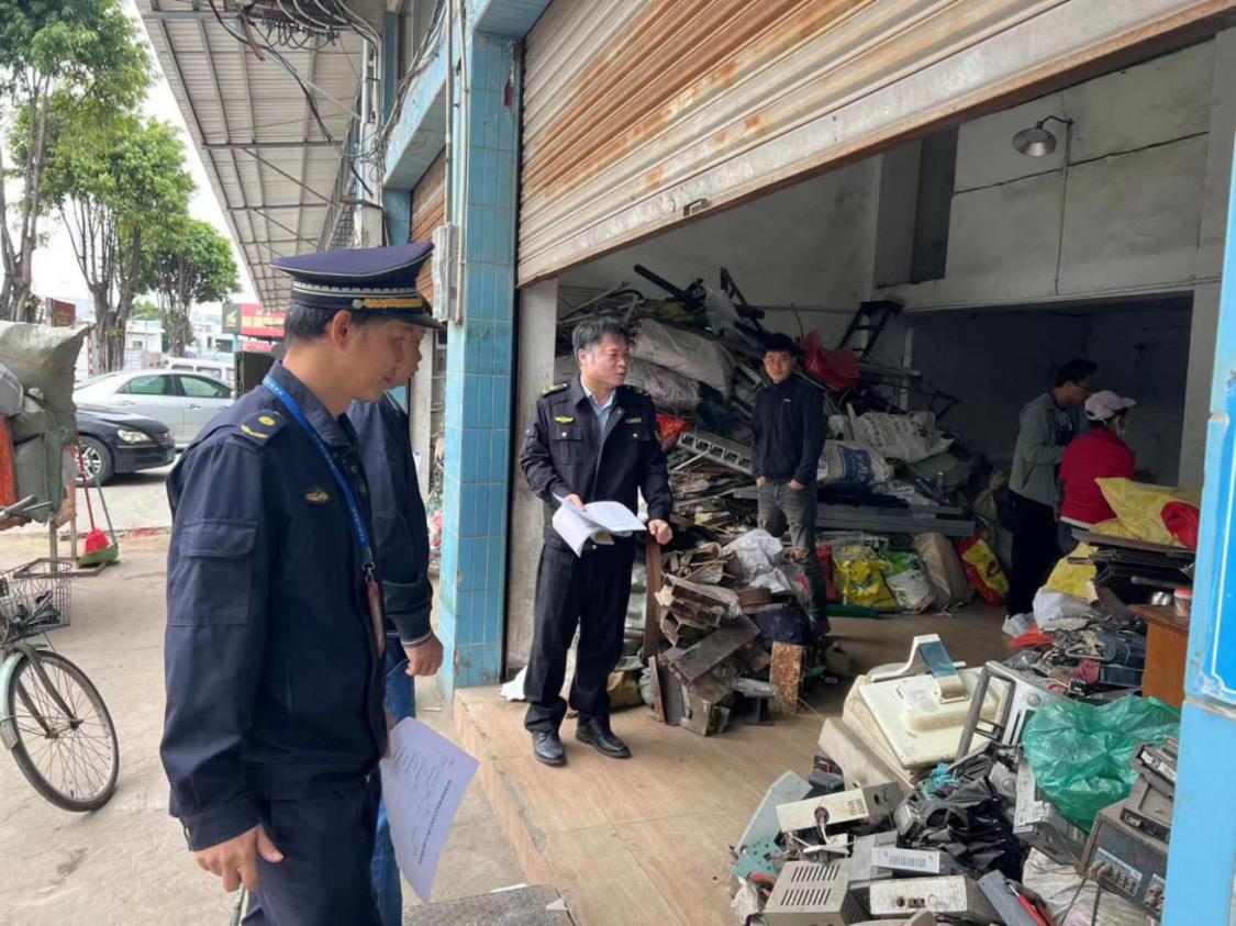检查＋现场会！南庄镇多措并举开展废品回收站点专项整治回头看工作