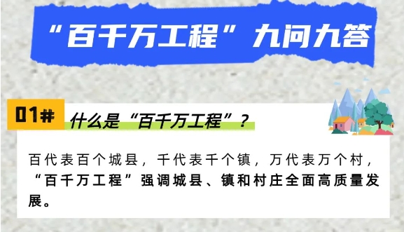 一图读懂 | 什么是&ldquo;百千万工程&rdquo;？