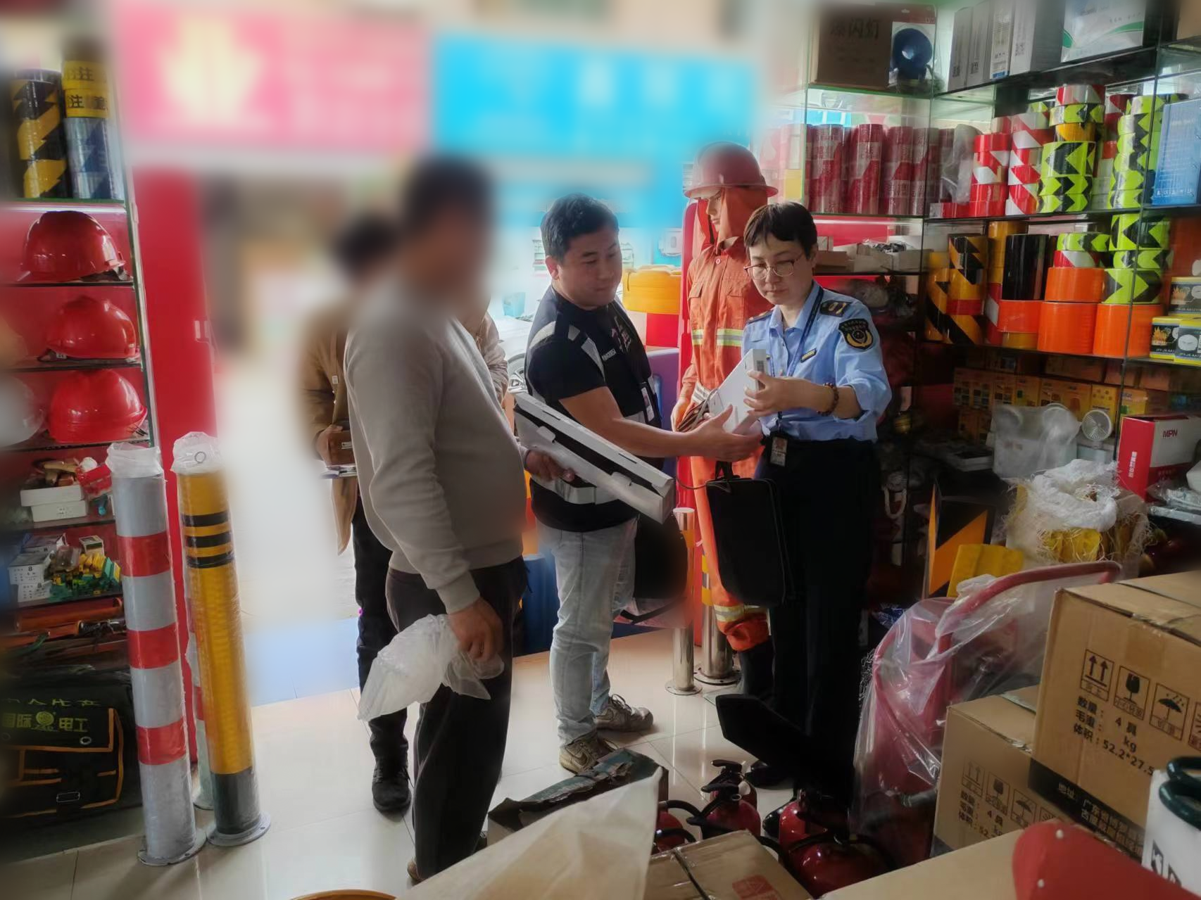 拒绝假冒伪劣！禅城市场监管部门开展消防产品质量检查