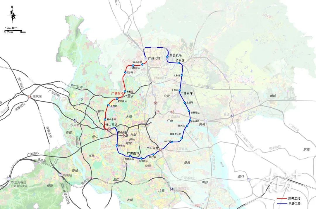 广佛南环、佛莞城际铁路开始试运行！