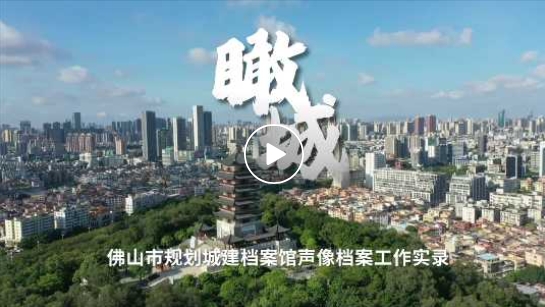 瞰城！佛山市规划城建档案馆声像档案工作实录