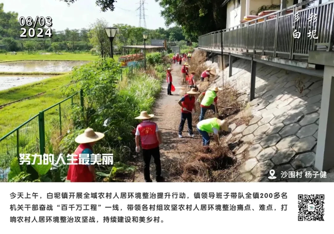 多彩白坭&bull;每日一图丨努力的人生最美丽