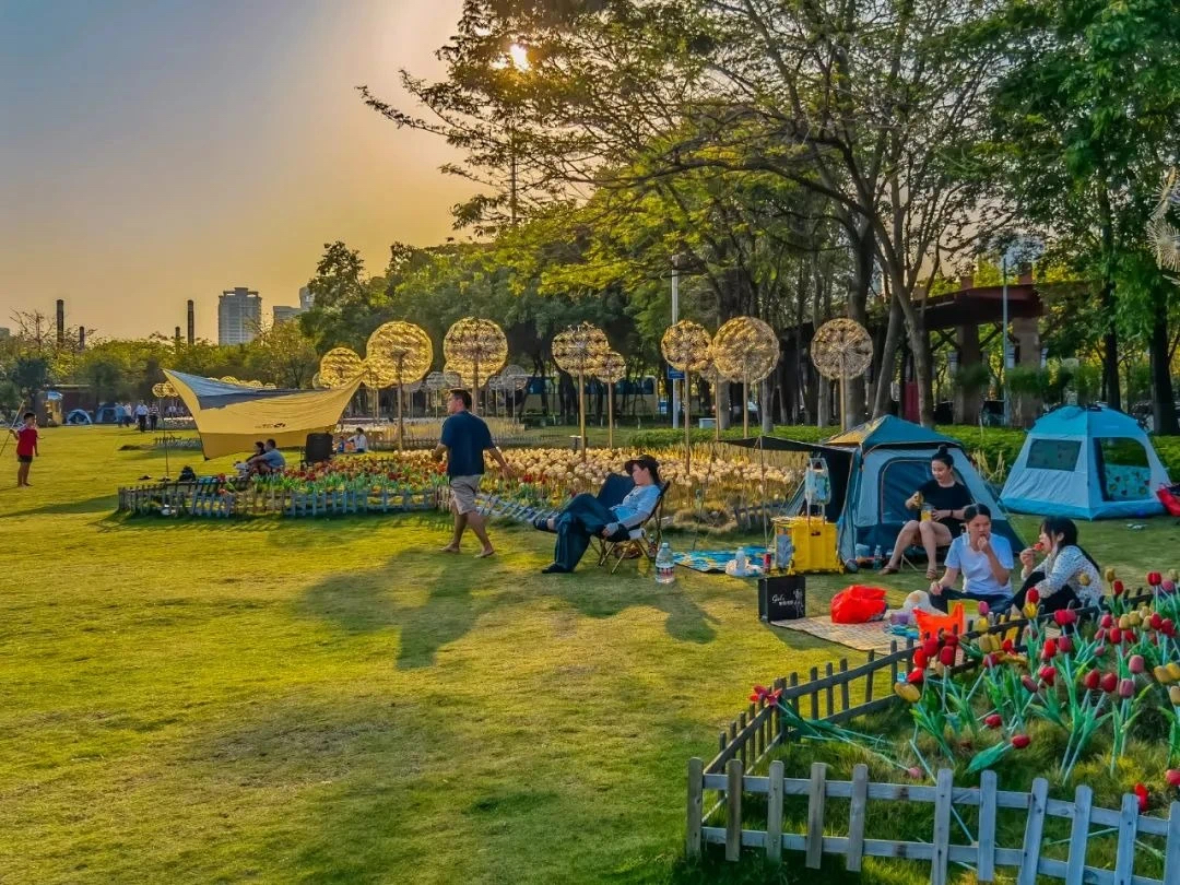 踏青去！露营、游船、围炉煮茶...都在这个宝藏花园！