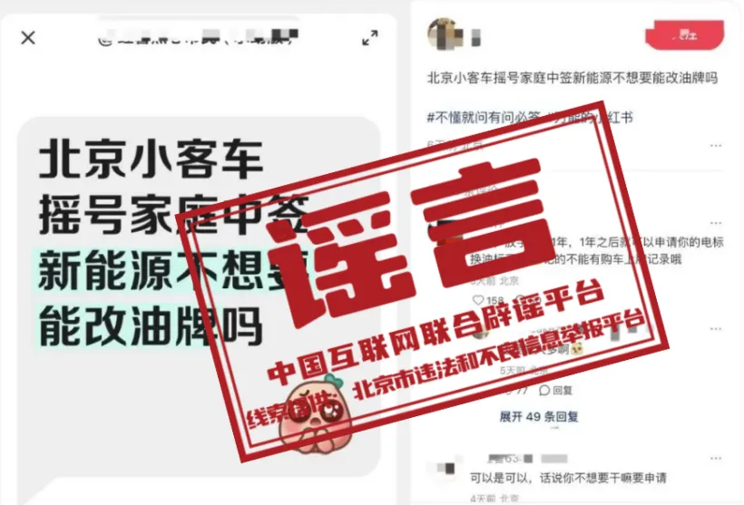 北京家庭新能源汽车指标中签后放弃，可直接转为油车指标？