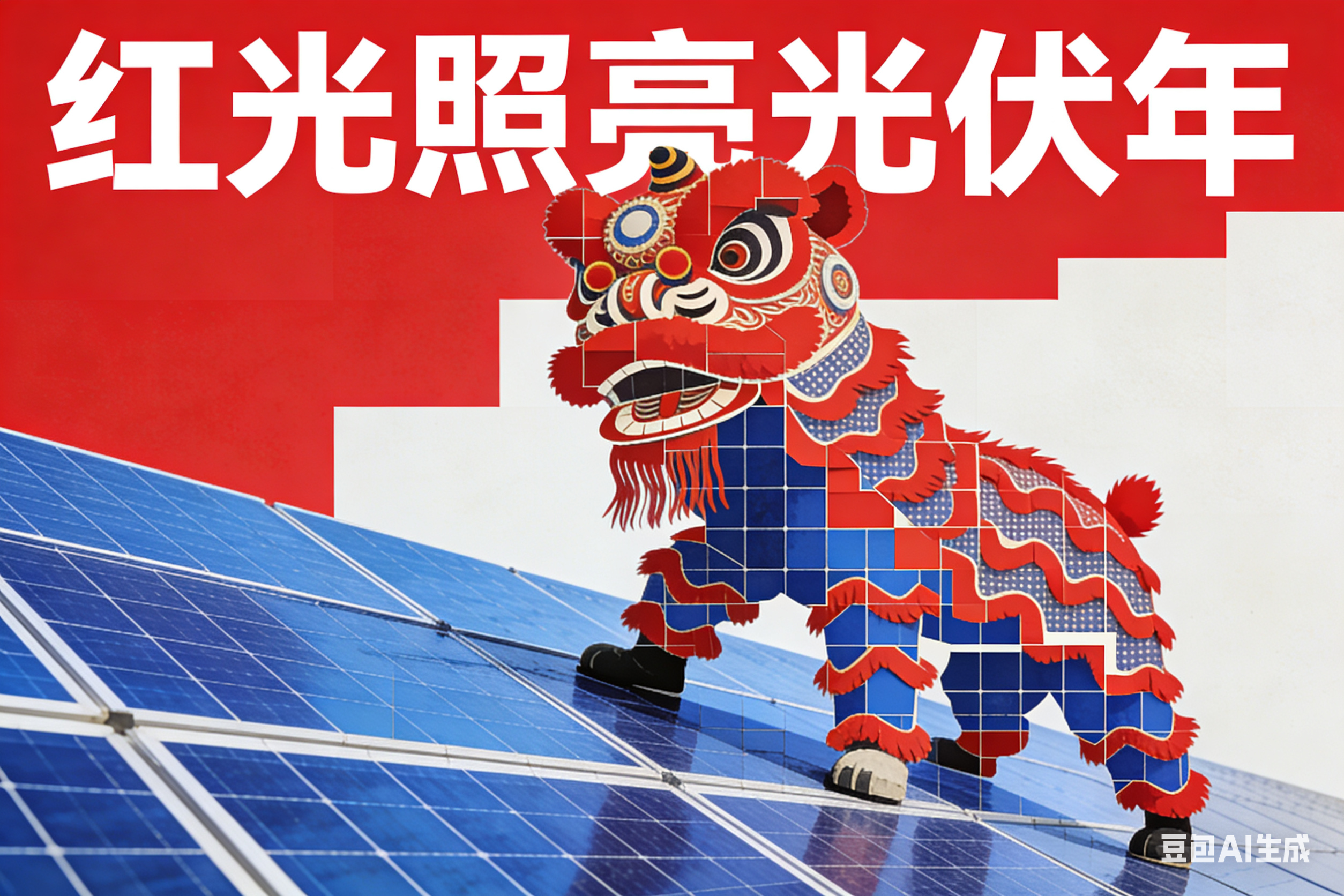 红光照亮光伏年