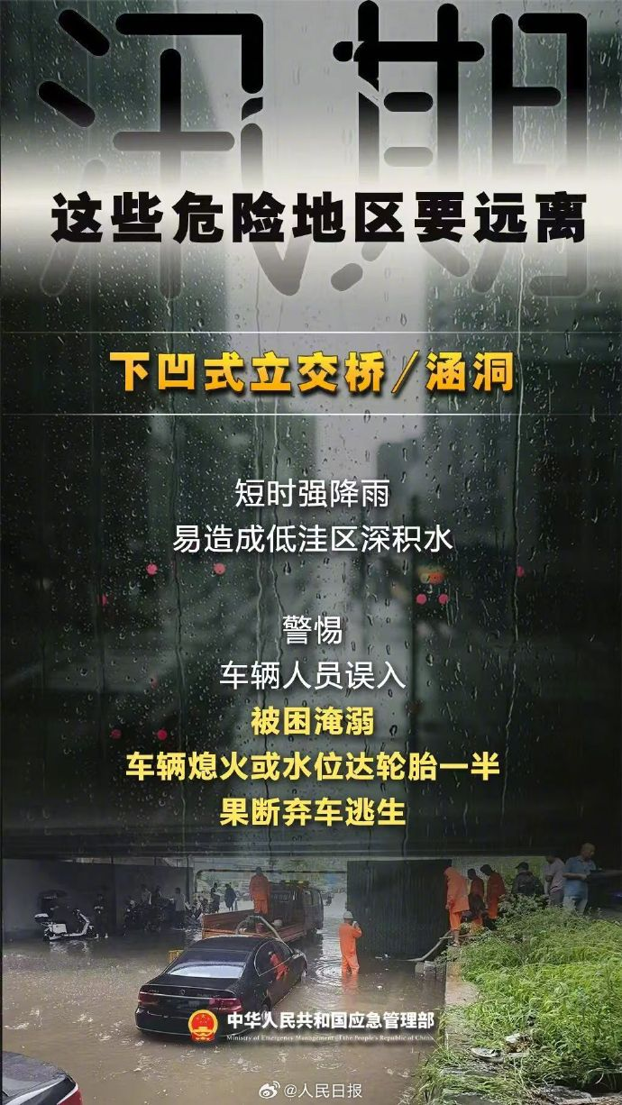 扩散提醒！汛期来临哪些危险地区要远离