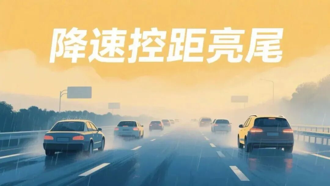 雨天行车，安全放首位！