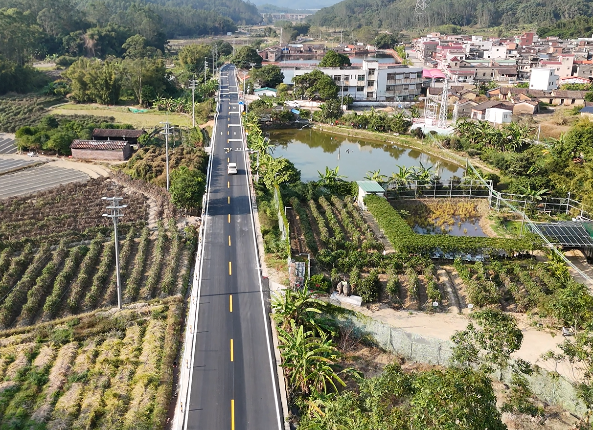 S297线高明段拓宽工程：铺就乡村振兴&ldquo;快车道&rdquo;