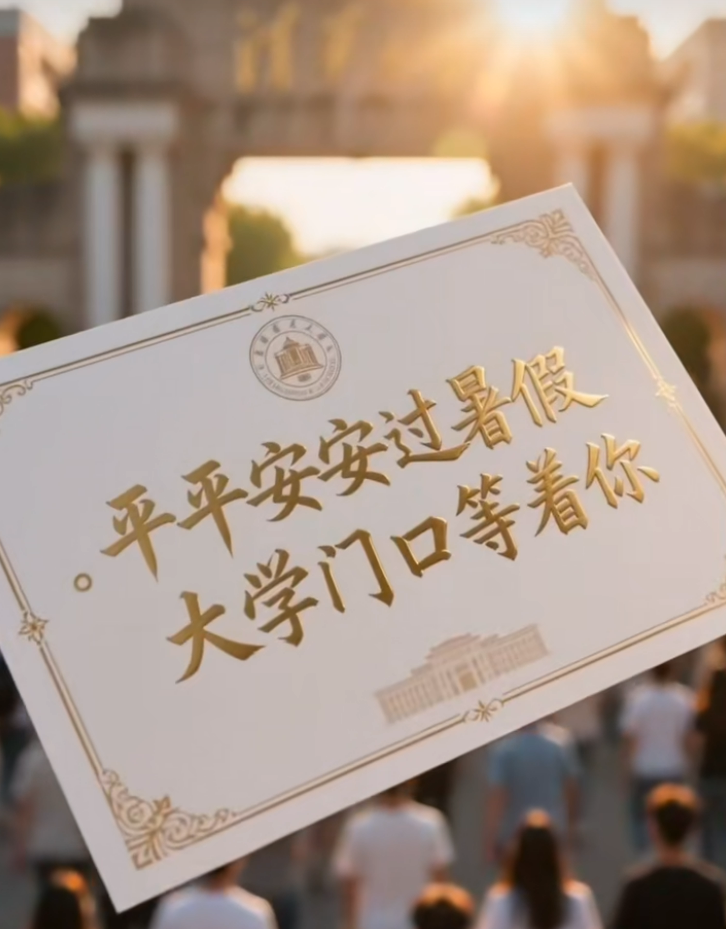 静心待佳音 平安过暑假