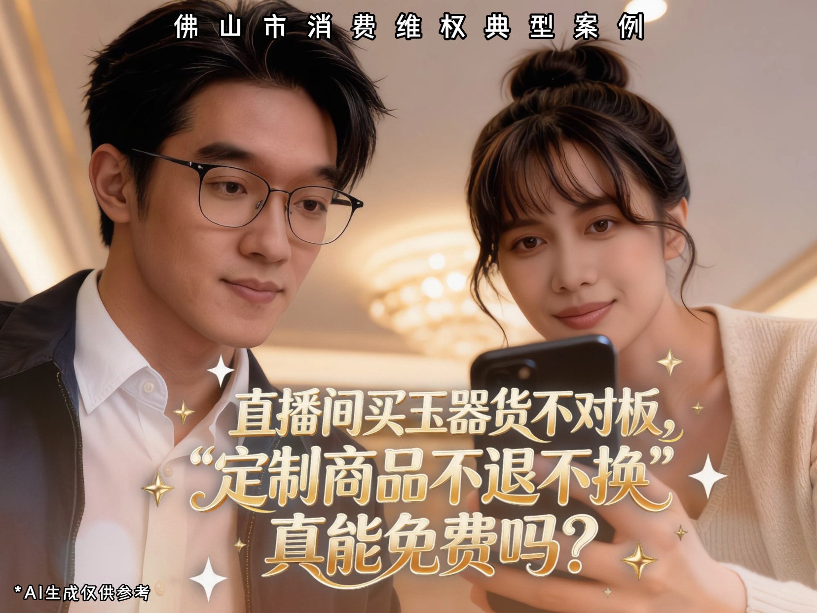 直播间买玉货不对板，&ldquo;定制商品不退不换&rdquo;能免责吗？