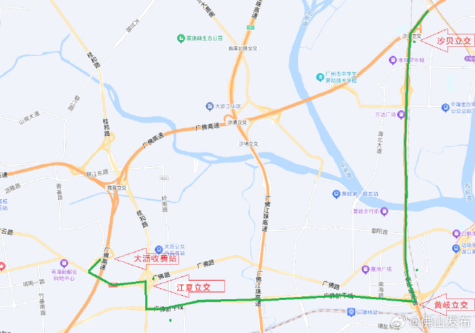 出行注意！广佛高速6座桥梁实施半封闭施工