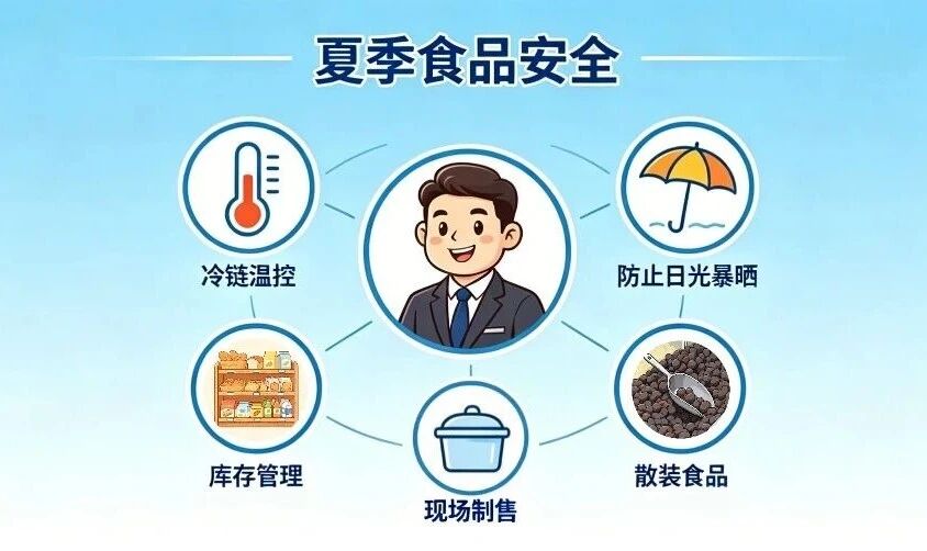 夏季湿热&ldquo;烤&rdquo;验来袭！食品经营务必紧盯五大关键环节