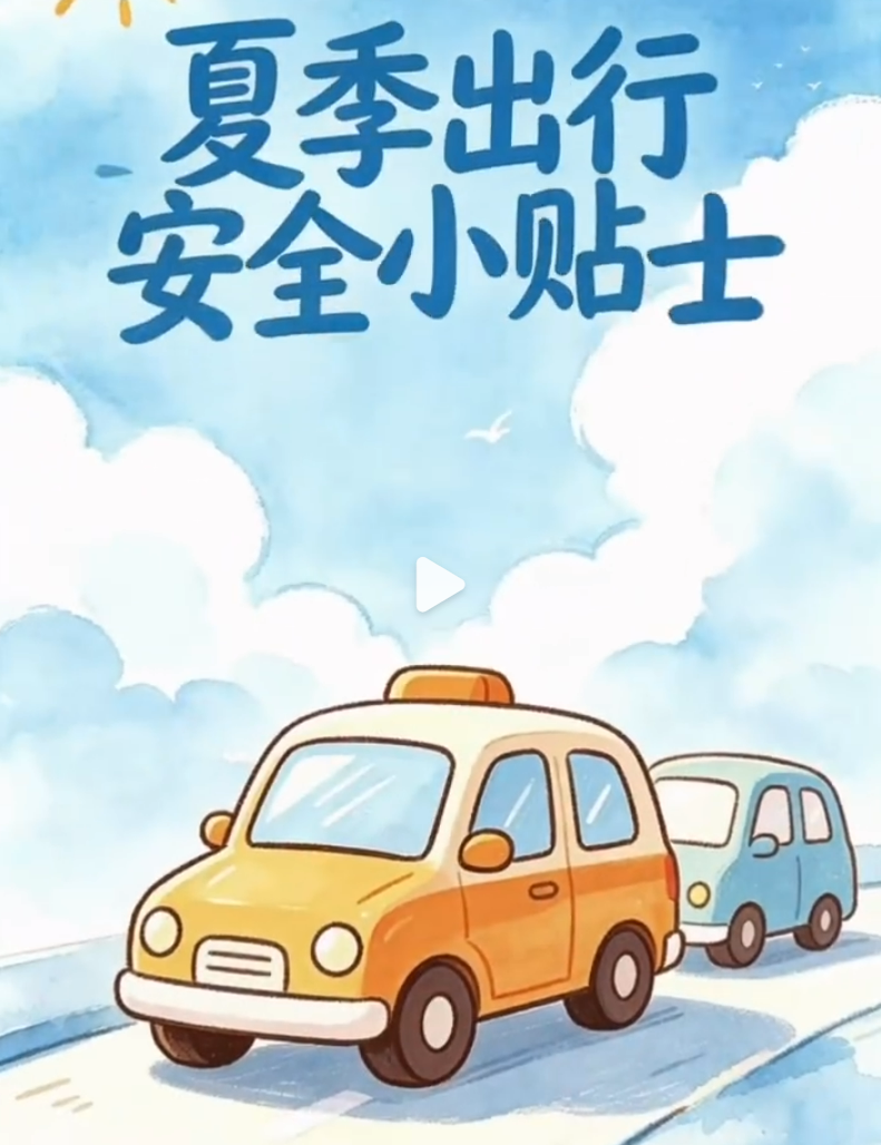 夏季出行安全小贴士