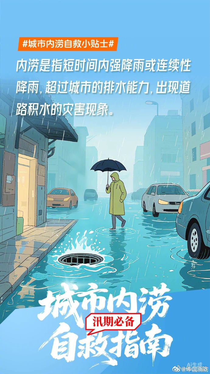 城市内涝如何科学避险自救？