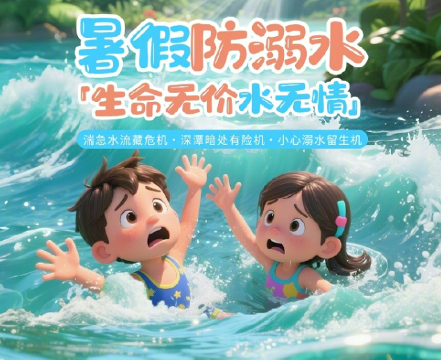 暑假防溺水牢记六条安全准则