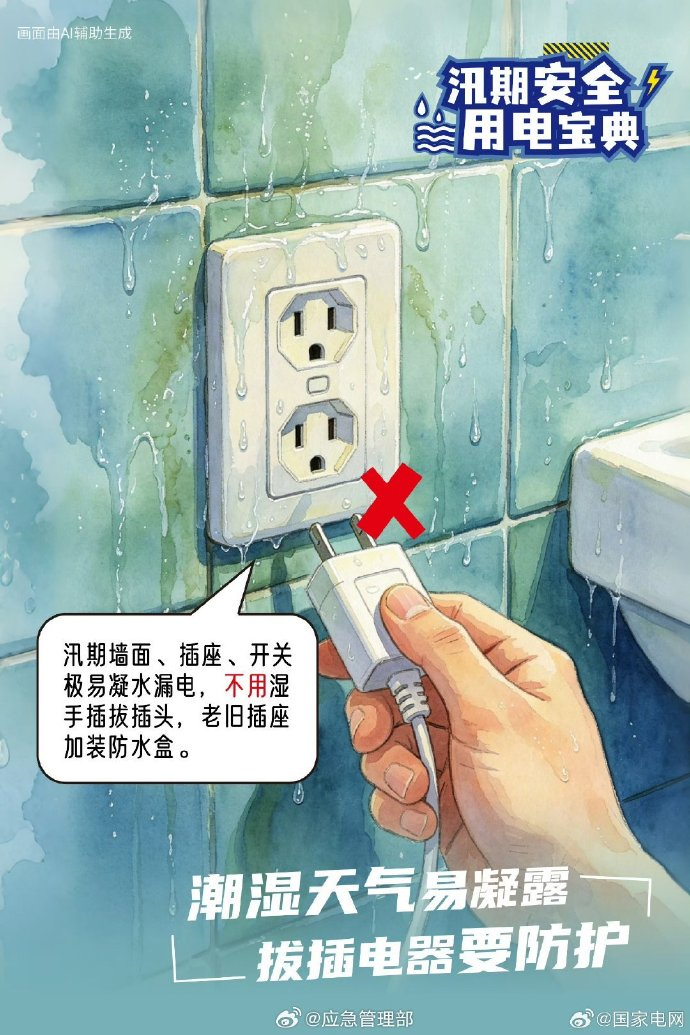 转发收藏！汛期用电安全指南速看