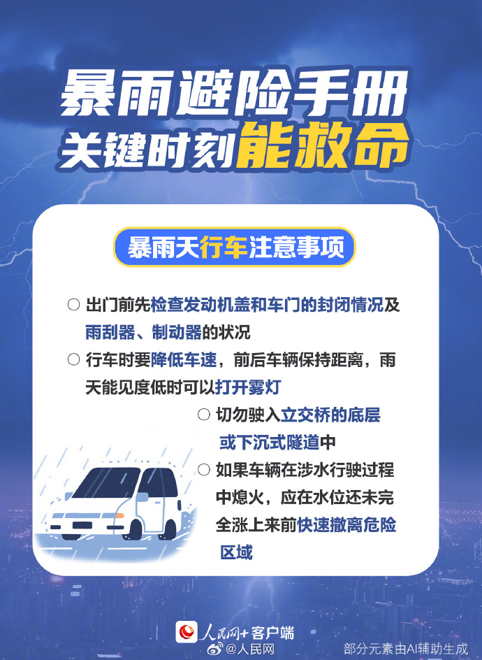 转扩！暴雨天这些事情要牢记