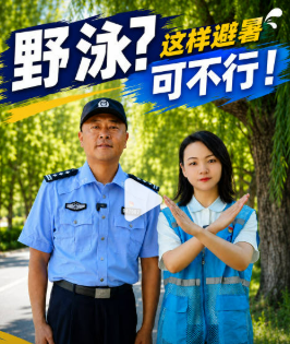 野泳？这样避暑可不行！