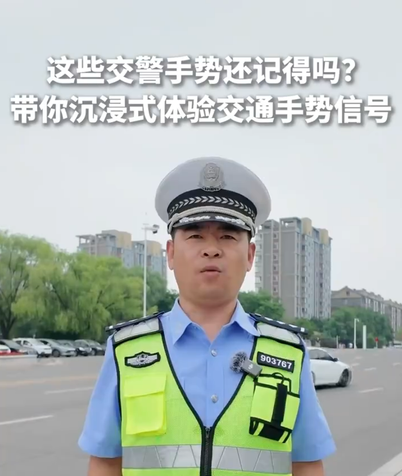 沉浸式体验！手把手教你看懂交警手势