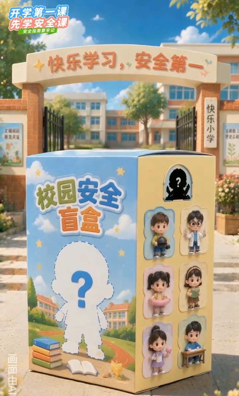 拆盲盒！开学安全系列上新，还有隐藏款？