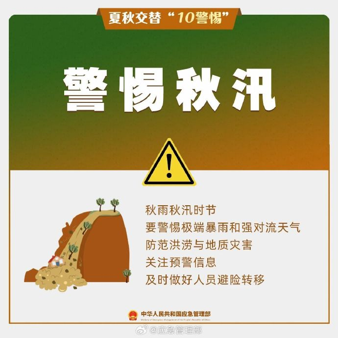 夏秋交替&ldquo;10警惕&rdquo;