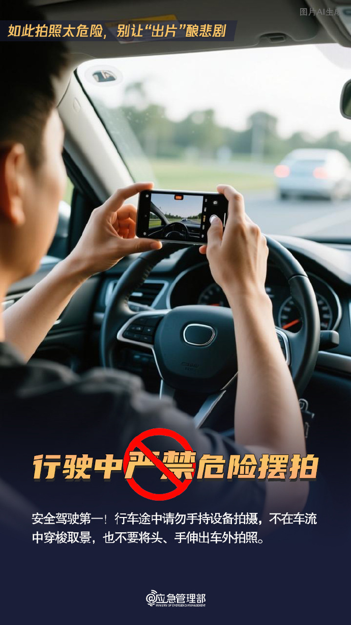 拍照出片绝不能以生命安全为代价！