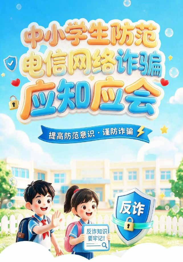 中小学生防电诈攻略，转发收藏！