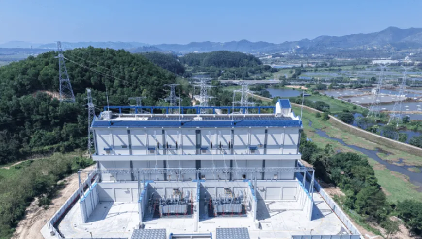 220千伏青云变电站投产 电力先行筑牢珠肇高铁通车根基
